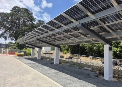 Bluetop Solar Parking OPTI with Blueroof
