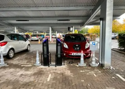 BBC Glasgow Scotland solar carport