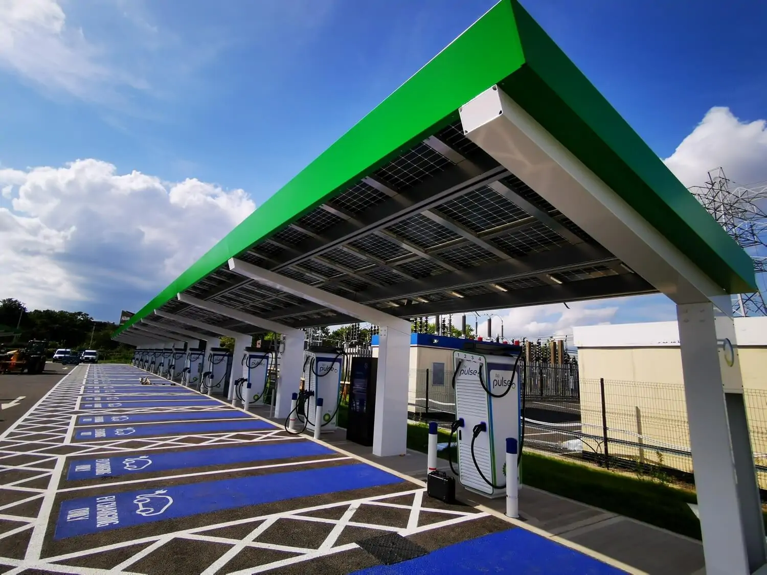 Nec Birmingham England solar canopies