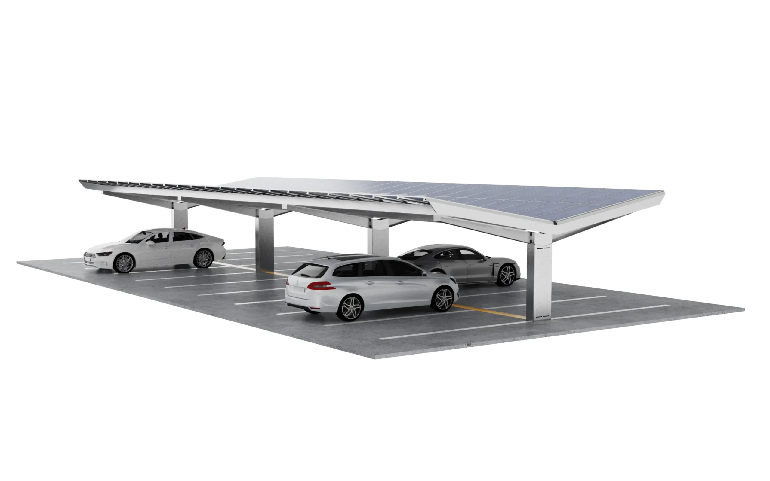Bluetop Solar Parking solcellecarport OPTI