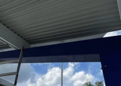 Bluetop Solar Parking installation at BP fuel station in Bodegraven, Netherlands