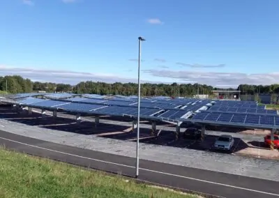 Stourton Park & Ride Leeds England Solar Canopies