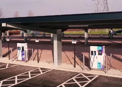 Falkirk Stadium Scotland solar canopies